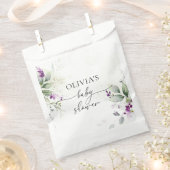 Sachets En Papier Sac vert pourpre Lavande Favoriser (Coupé)