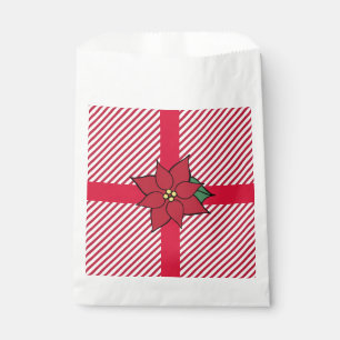 Sachets En Papier Sacs-cadeaux de Noël pour poinsettia