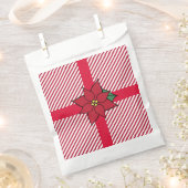 Sachets En Papier Sacs-cadeaux de Noël pour poinsettias (Coupé)
