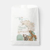 Sachets En Papier Safari animal Boho Oh Boy Baby shower (Devant)