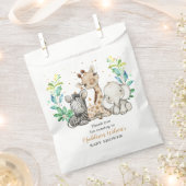 Sachets En Papier Safari Animaux Baby shower Favoriser Sac (Coupé)