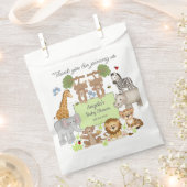 Sachets En Papier Safari Animaux Baby shower fête cadeau (Coupé)
