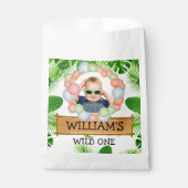 Sachets En Papier Safari Animaux Wild One Birthday PHOTO (Devant)