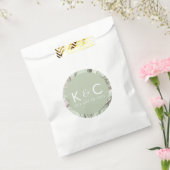 Sachets En Papier Sage Green & Blush Pink Marble Treat Favoriser le  (Scellé)