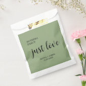 Sachets En Papier Sage Green Nothing Fancy Just Love Wedding (Scellé)