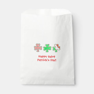 Sachets En Papier Saint Patricks Day Clover Irlandais Drapeau Shamro