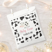 Sachets En Papier Saint vache rose pâle vache Imprimer Anniversaire (Coupé)