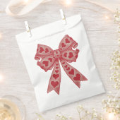 Sachets En Papier Saint Valentin Coeur Coquette arc Retro Valentine (Coupé)
