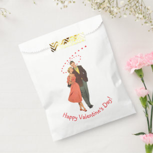 Sachets En Papier Saint Valentin vintage, Coeurs Romantiques Floatin