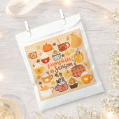 Sachets En Papier Saison Citrouille épicée (Coupé)