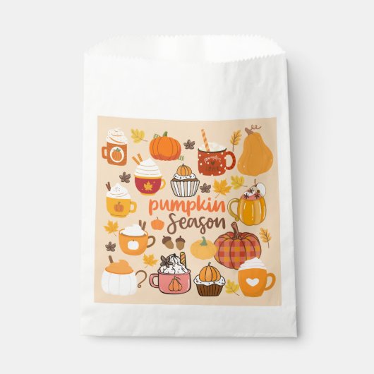 Sachets En Papier Saison Citrouille épicée (Devant)