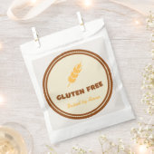 Sachets En Papier Sans Gluten Simple Personnalisé (Coupé)