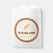 Sachets En Papier Sans Gluten Simple Personnalisé (Devant)