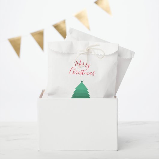 Sachets En Papier Sapin de Noël (Fête)