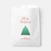 Sachets En Papier Sapin de Noël (Devant)