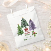 Sachets En Papier Sapin de Noël (Coupé)