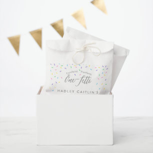 Sachets En Papier Saupoudrer première invitation d'anniversaire, con
