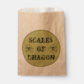 Sachets En Papier Scales of Dragon Witch's Potion Étiquette (Devant)