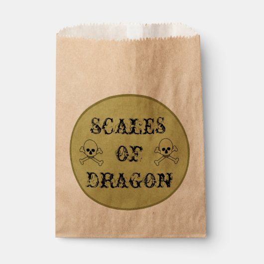Sachets En Papier Scales of Dragon Witch's Potion Étiquette (Devant)