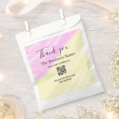 Sachets En Papier Scannez le code QR pour nous suivre merci code de  (Coupé)