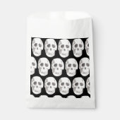 Sachets En Papier Scary Scull Black & White Pattern (Devant)