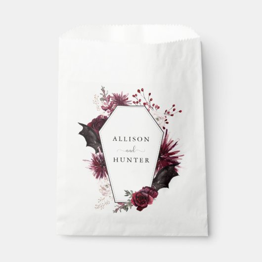 Sachets En Papier Sceau d'enveloppe mariage | Halloween (Devant)