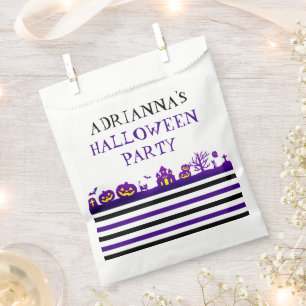 Sachets En Papier Scène effrayante amusante et festive Halloween per
