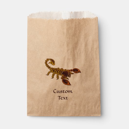 Sachets En Papier Scorpion de noeud celtique (Devant)