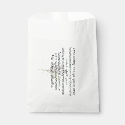 Sachets En Papier Scripture, Psalm 11, (Devant)
