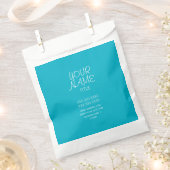Sachets En Papier Scuba Blue Freehand simple (Coupé)