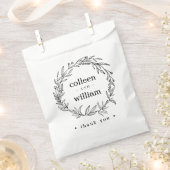 Sachets En Papier Serre de Fleur sauvage Folk Rustique (Coupé)