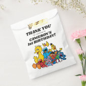 Sachets En Papier Sesame Street Pals 1er anniversaire - Merci (Scellé)