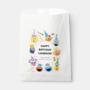 Sachets En Papier Sesame Street Pals Confetti Anniversaire