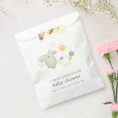 Sachets En Papier Sexe Neutre Sage Vert Vêtements bébé Jouets Douche (Scellé)