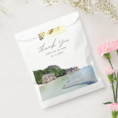 Sachets En Papier Seychelles Wedding Favor Merci (Scellé)