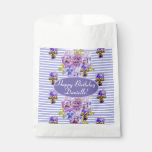 Sachets En Papier Shabby Rose Rose Floral Tea Party gâteau