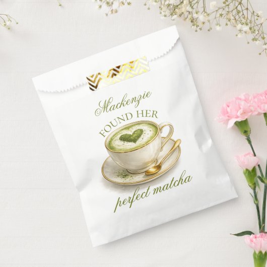 Sachets En Papier She Found Her Perfect Matcha Bridal Shower  (Scellé)