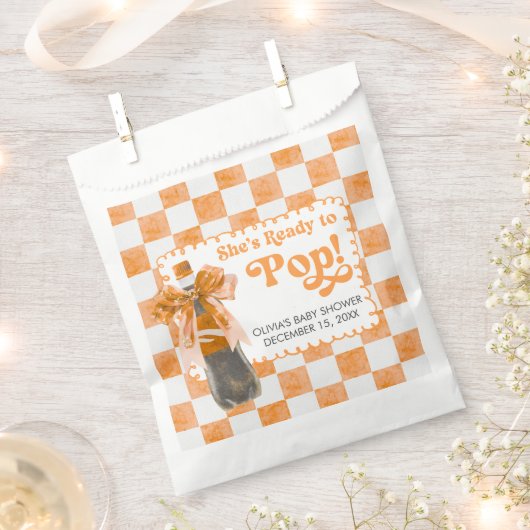 Sachets En Papier She's Ready to Pop Baby Shower (Coupé)