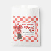 Sachets En Papier She's Ready to Pop Baby Shower (Devant)