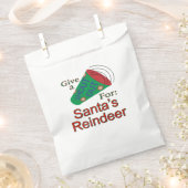 Sachets En Papier Shout Out pour Père Noël Reindeer (Coupé)