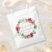 Sachets En Papier Shower vert floral Wedding (Coupé)