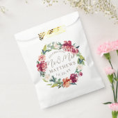 Sachets En Papier Shower vert floral Wedding (Scellé)