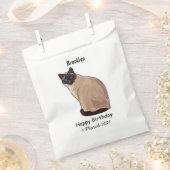 Sachets En Papier Siamese cat cartoon (Coupé)