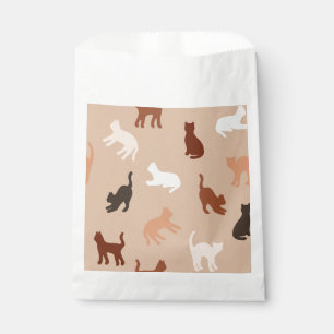 Sachets En Papier Silhouette de chat