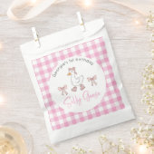 Sachets En Papier Silly Goose rose Anniversaire Favoriser Sac (Coupé)