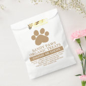 Sachets En Papier Simple Chien Traite Ingrédients Votre Logo Entrepr (Scellé)