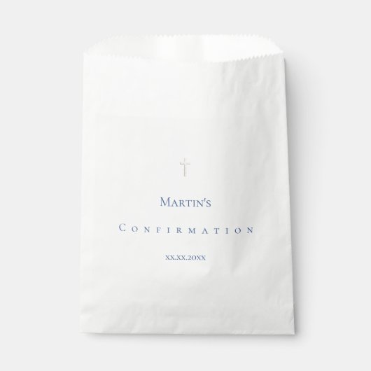 Sachets En Papier simple classique Confirmation (Devant)