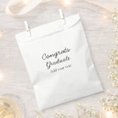 Sachets En Papier Simple congratulation graduation add your (Coupé)