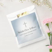 Sachets En Papier Simple Cross Boys Première communion Dusty Blue (Scellé)