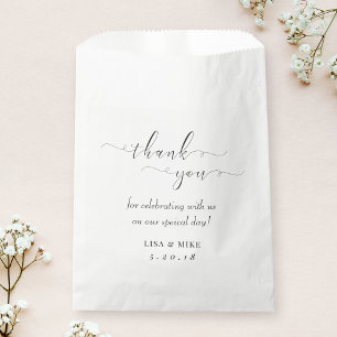Sachets En Papier Simple Élégant Mariage Cadeau de Mariage Remerciem
